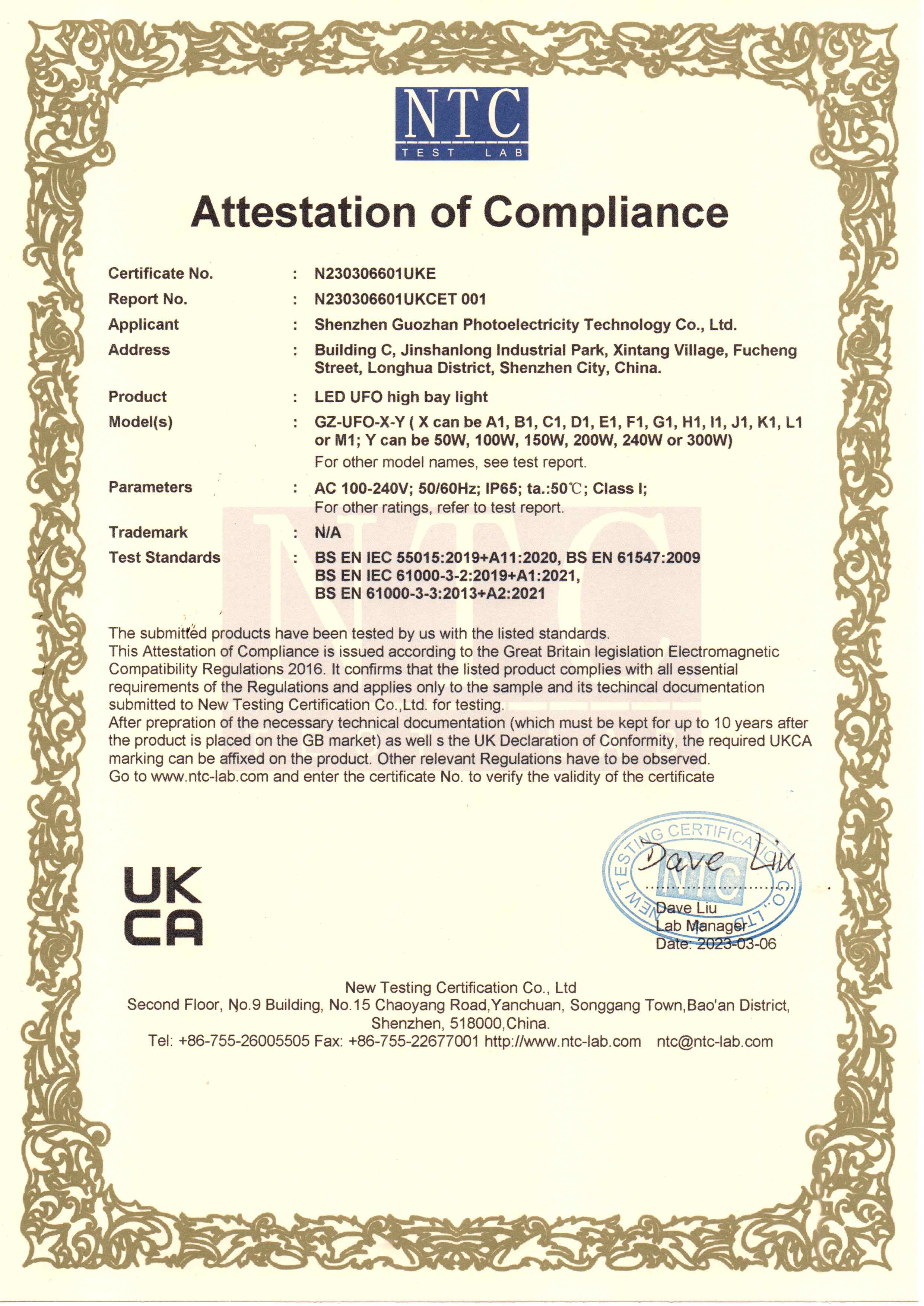 Certificate 6
