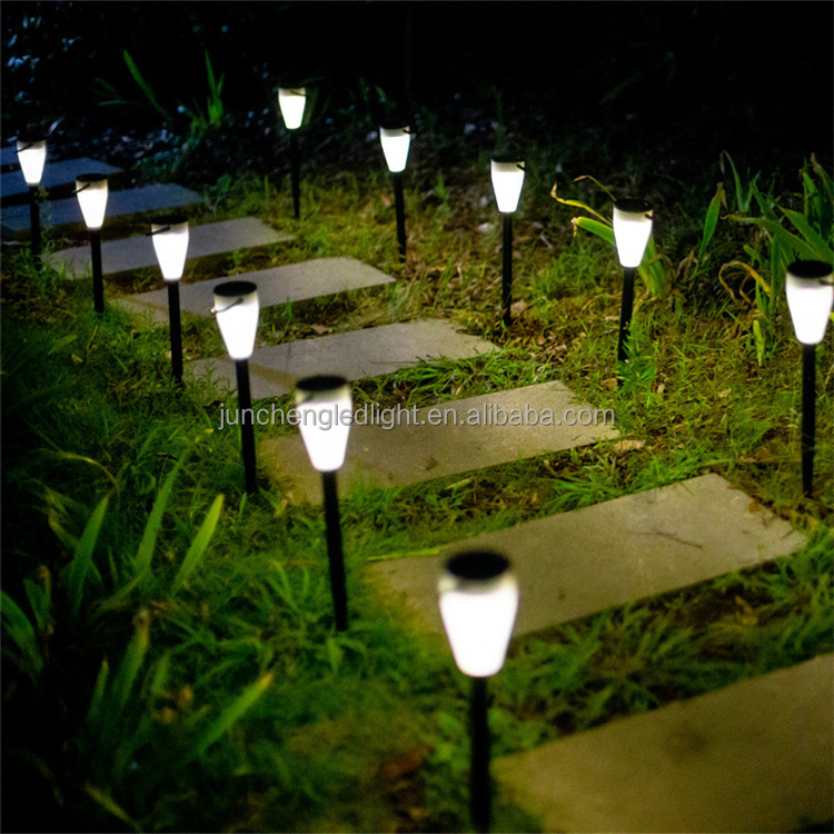 IP65 Waterproof Outdoor LED Garden Light Adjustable Cold/Warm White Solar Lawn Spot Light