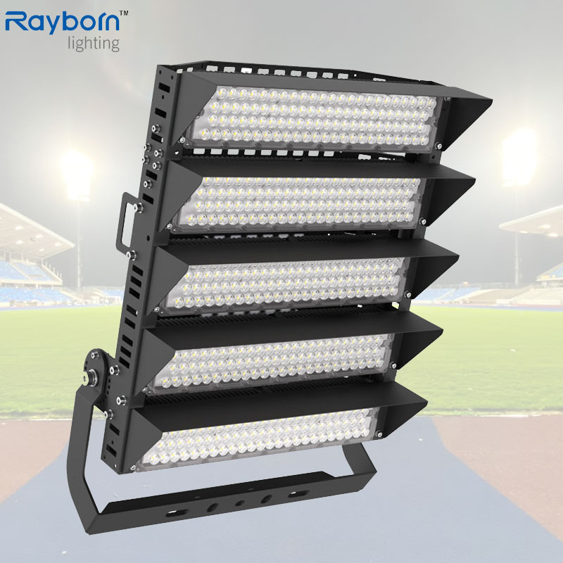 High Mast Pole Reflector 200W 300W 400W 500W 600W 800W 1000W 1500W Outdoor LED Flood Light for Stadium Sports Football Field Tennis Court Basketball Arena
