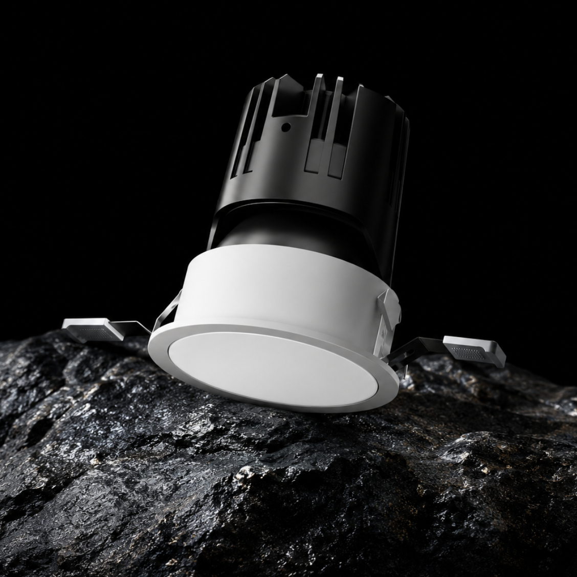 Modern New Commercial Anti-Glare Recessed Ceiling Spotlight Aluminum 10W LED Downlights IP20 5000K Daylight Remote Control