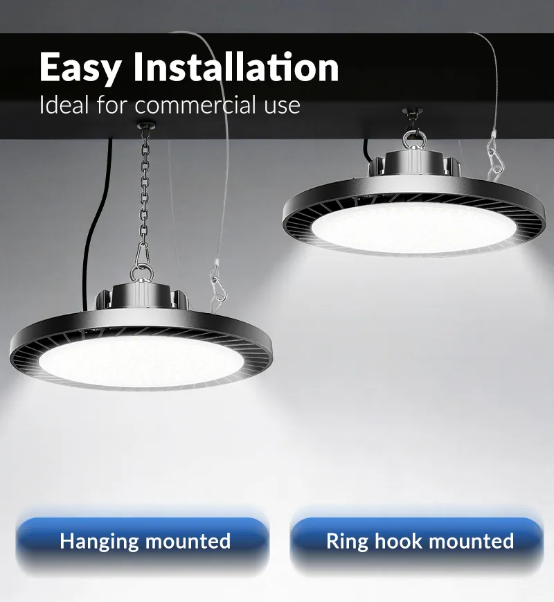 UFO LED High Bay Light Lux output