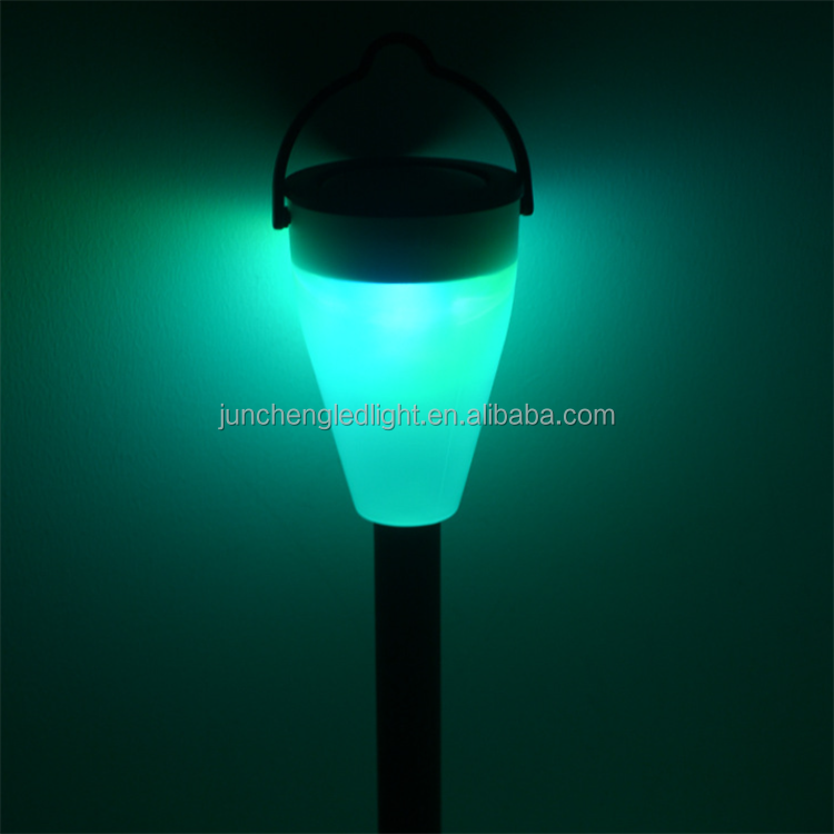 IP65 Waterproof Outdoor LED Garden Light Adjustable Cold/Warm White Solar Lawn Spot Light