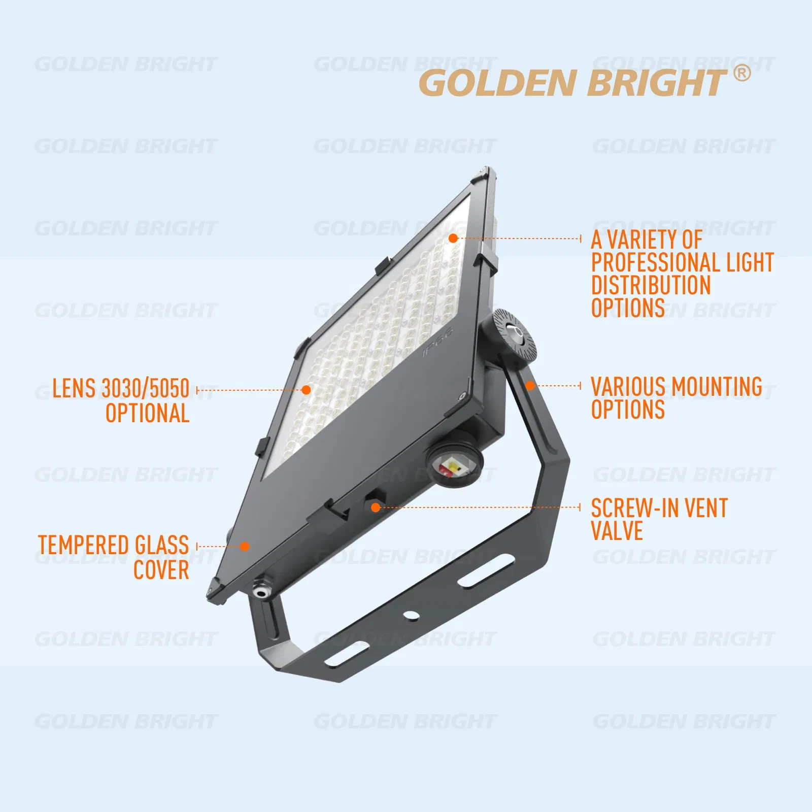 Outdoor AC LED Flood Light IP66 Waterproof High Brightness Floodlight