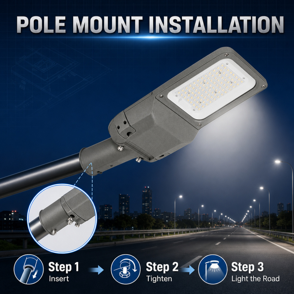 High Power 50W/100W/150W Aluminium Outdoor Street Lamp IP65 Rated Integrated LED Solar Garden Light 5 Year Warranty