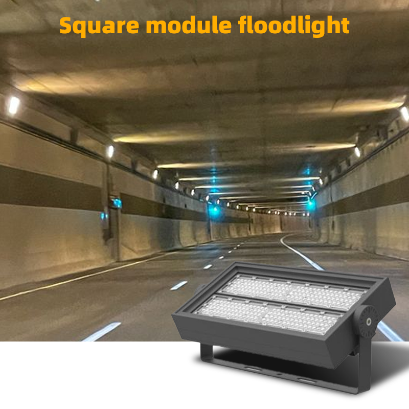 IP65 AC85-265V LED Tunnel Light No Stroboscopic 140lm/W 50W &amp; 100W for Stadium Square &amp; Warehouse &amp; Tunnel Aluminum Lamp Body