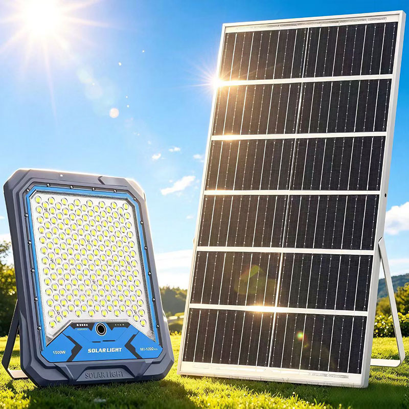 Solar Floodlight 200W-2000W All-in-One LED Solar Projector Light IP65 Waterproof Outdoor Lighting