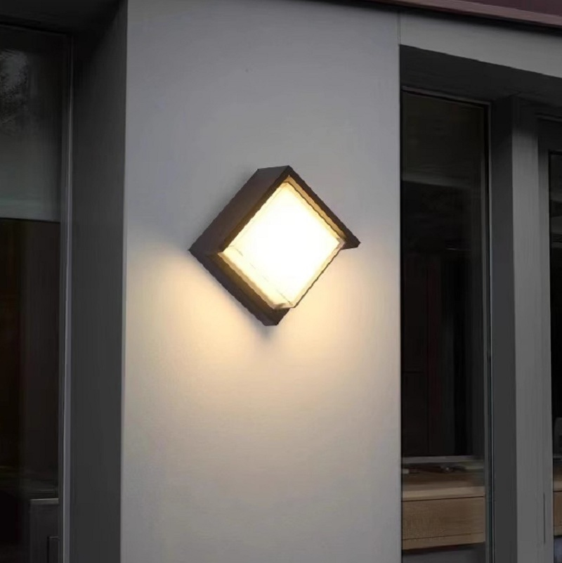 LED Lighting Porch Sconce Outdoor Lamp Balcony Garden Entrance Sensor Control Solar Wall Light