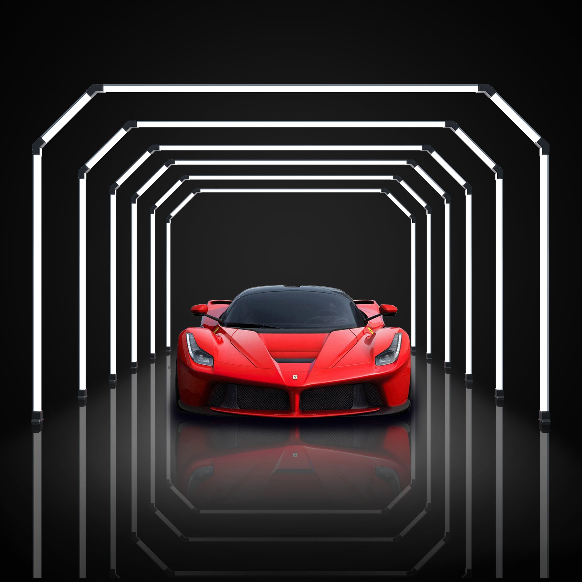 SUEZ Hot Sale Auto Detailing Inspection Garage Lamp Led Tunnel Gantry Lights
