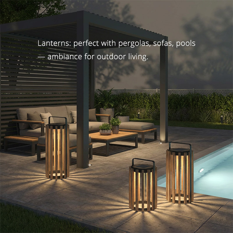 Customized Logo/Packaging Garden Outdoor Modern Waterproof Garden Floor Solar Lanterns