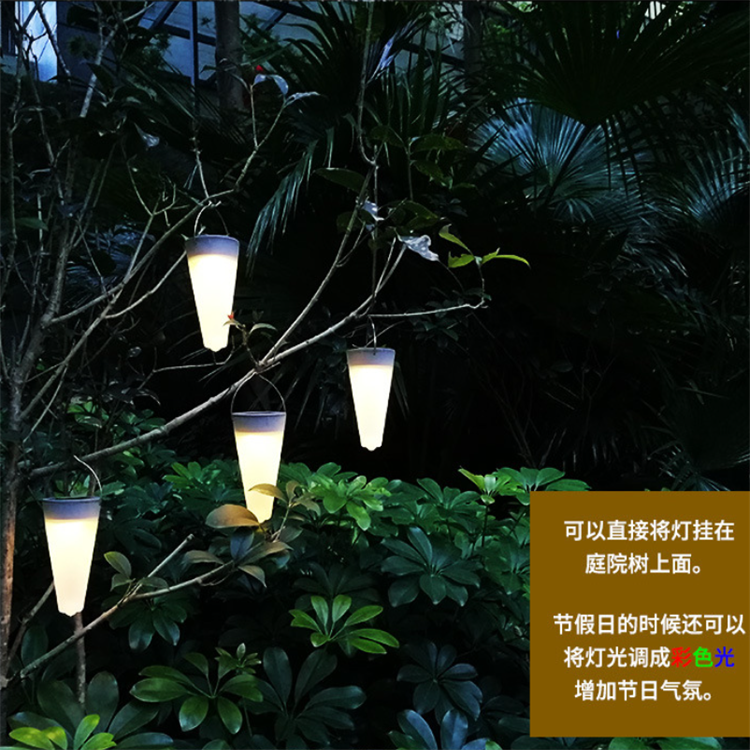 IP65 Waterproof Outdoor LED Garden Light Adjustable Cold/Warm White Solar Lawn Spot Light