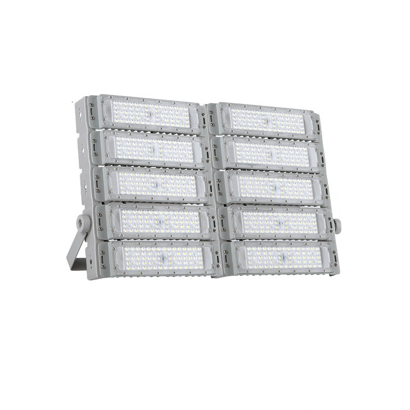Customized Factory Aluminum LED Tunnel Lights High Mast Outdoor Full-Power 400W-600W IP66 Gymnasium Stadium Construction Site