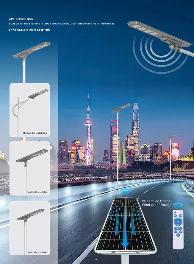 Outdoor Solar LED Street Lights Structural Design