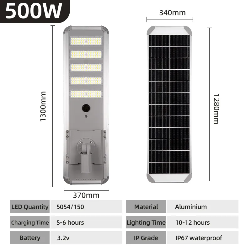 All-in-One Separated Outdoor Solar Street Light for Metro Station Plaza Access