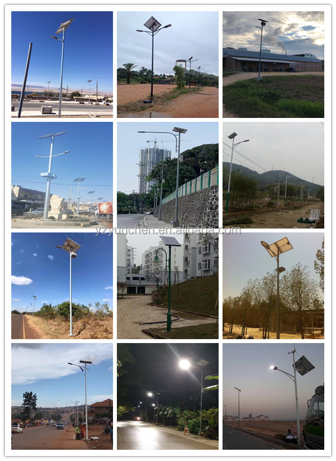 Solar street light project photo