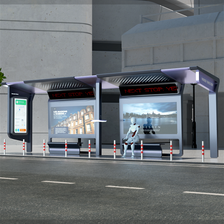 Bus shelter design option 5