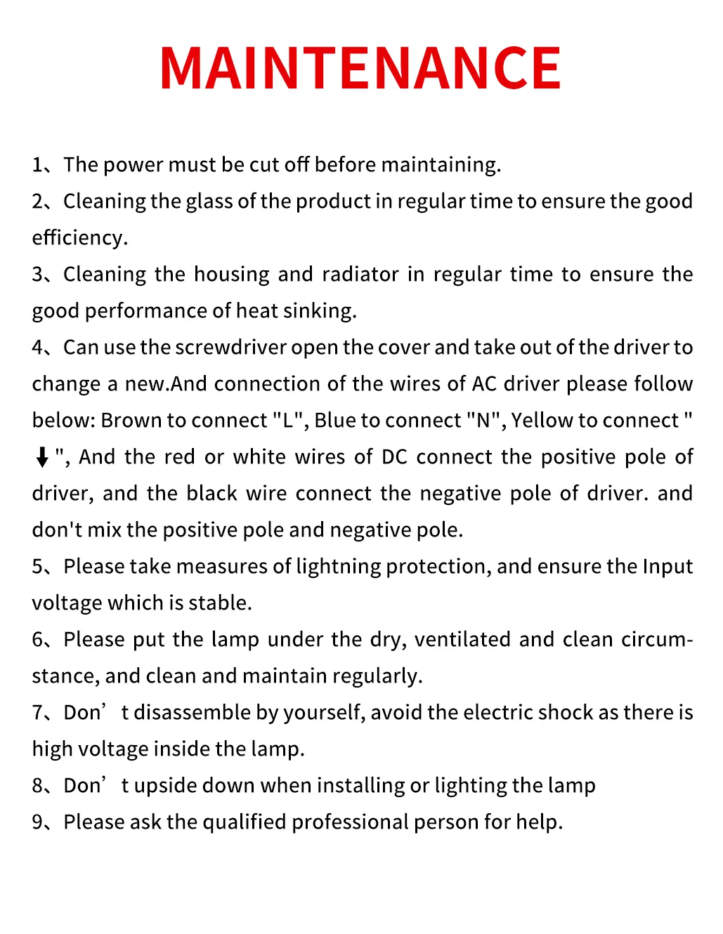 UFO LED High Bay Light High Efficacy Details