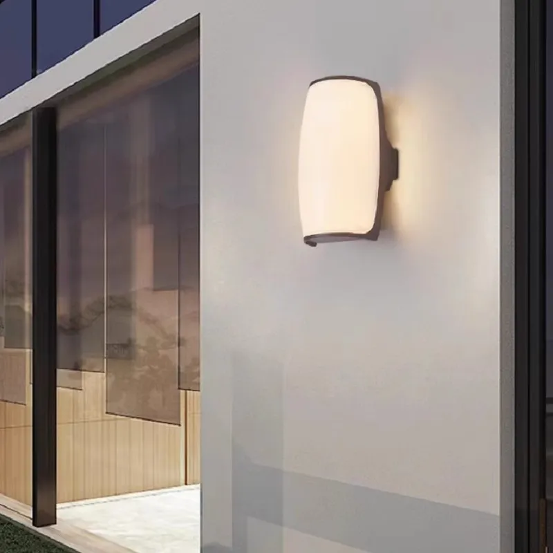 LED Lighting Porch Sconce Outdoor Lamp Balcony Garden Entrance Sensor Control Solar Wall Light