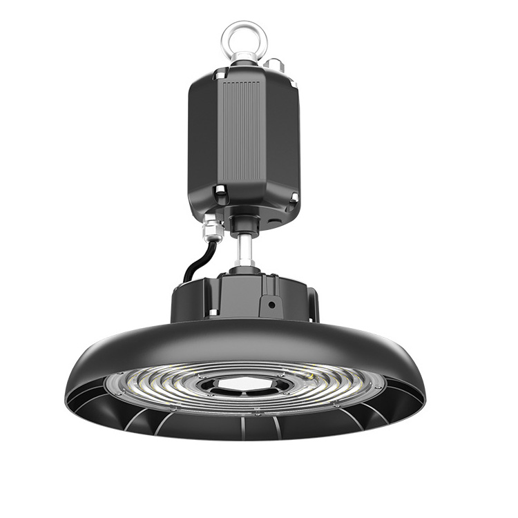IP65 Dimmable Classic UFO 150W LED High Bay Lighting Round Indoor Industrial Warehouse Light with Sensor