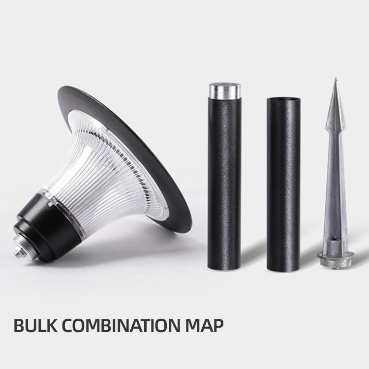Wholesale Outdoor Garden Waterproof Solar Led Lawn Bollard Lights Pathway Solar Power Lawn Lights