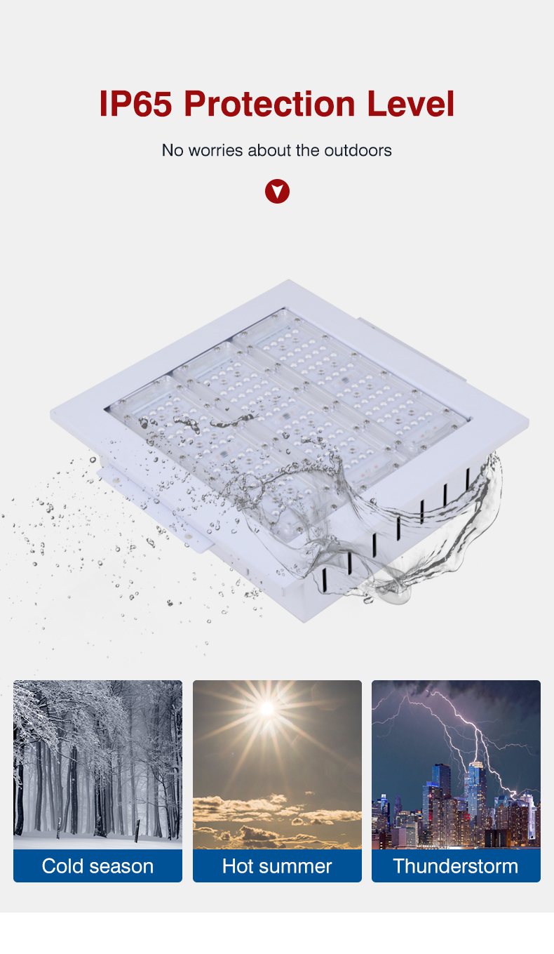 LED Canopy Light Materials
