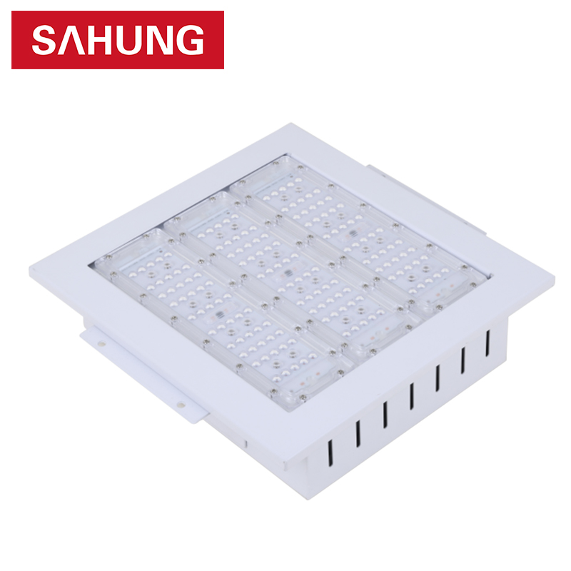 High BRIGHTNESS 100W-250W IP65 Aluminum for Canopy Light with 5-Year Warranty Dimmable for Gas/Petrol Stations