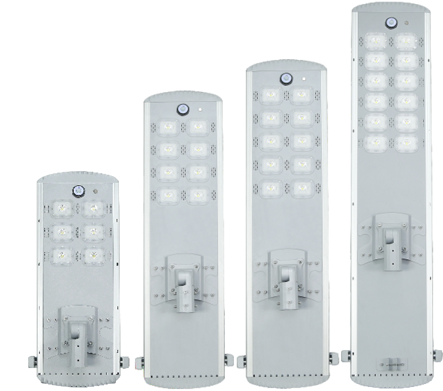 Integrated All-in-One 30W/80W Sensor Remote Control IP65 Waterproof Highway Battery-Powered Self-Cleaning LED Solar Street Light