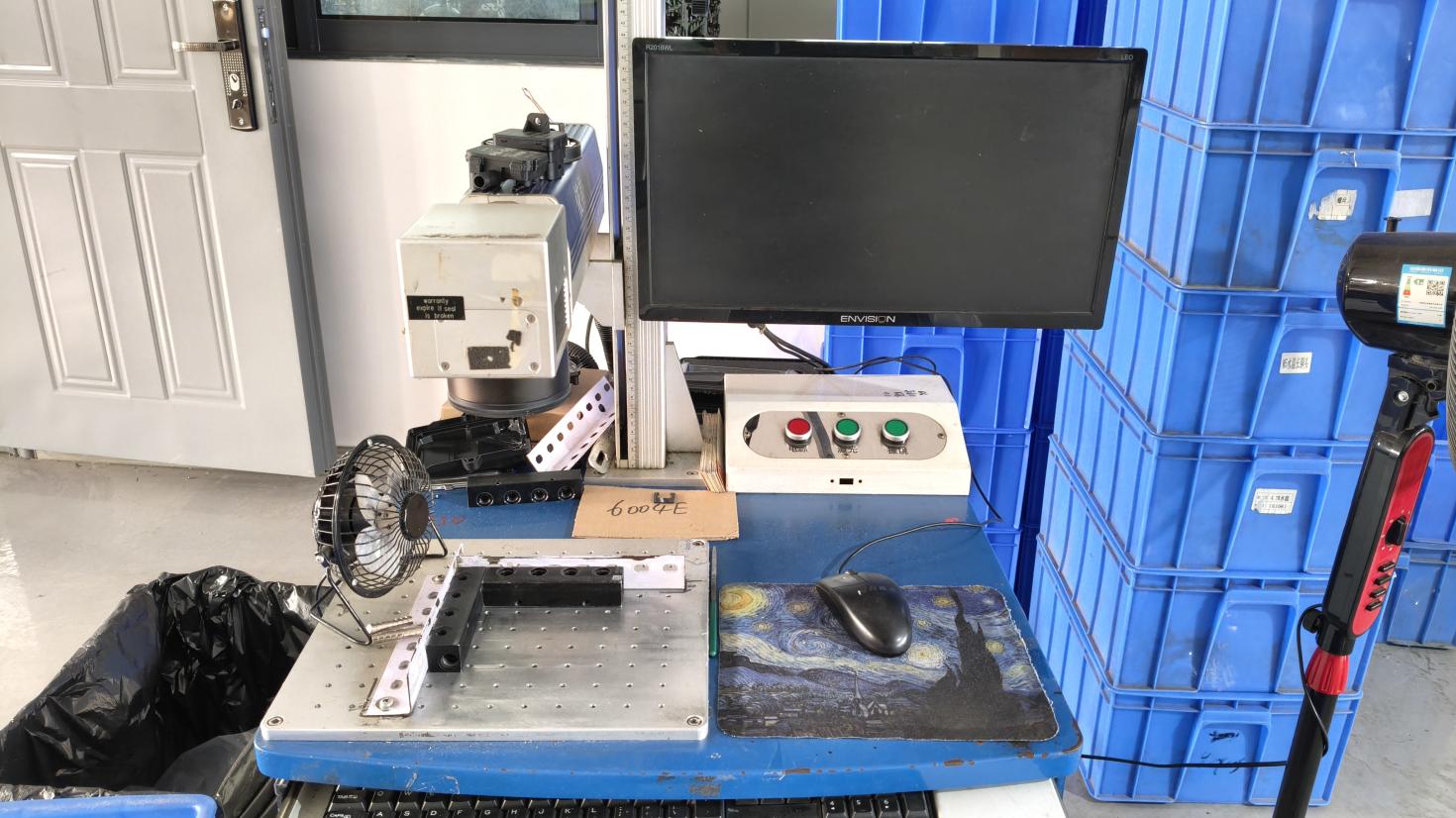 Laser marking machine for product identification and traceability
