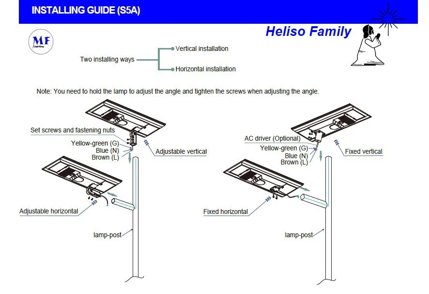 Solar Light Foundation and Anchor Bolt Setup