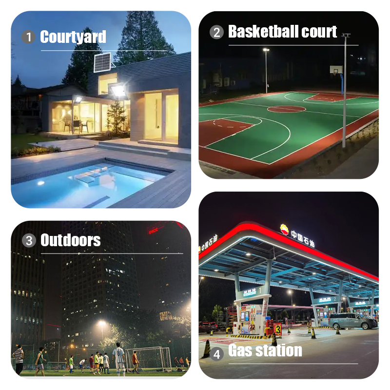 Customizable Options Modular Touch Control High CRI 95 5-Year Warranty LED Flood Light 1000W IP65 Bridges Tunnels Security Light