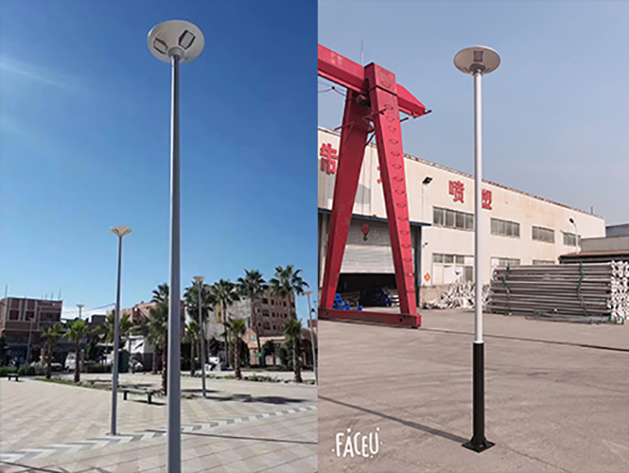 3m 15W Outdoor LED Solar Plaza Light Garden Light
