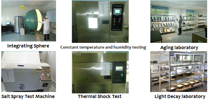 test machines of outdoor led flood light