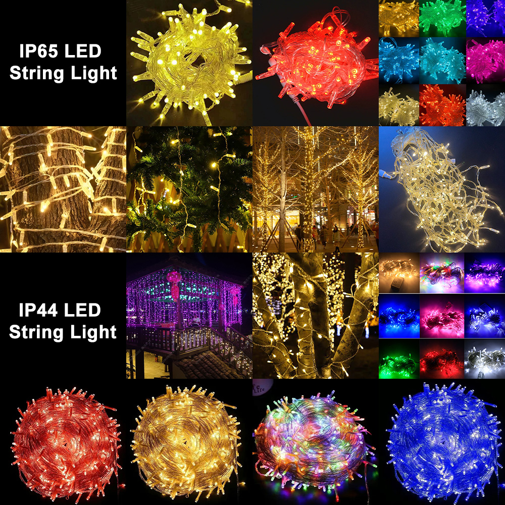 Warm White Yard Wholesale Outdoor Garden Landscape IP44 Lights Patio Holiday Connectable Commercial Decorative LED Icicle Lights