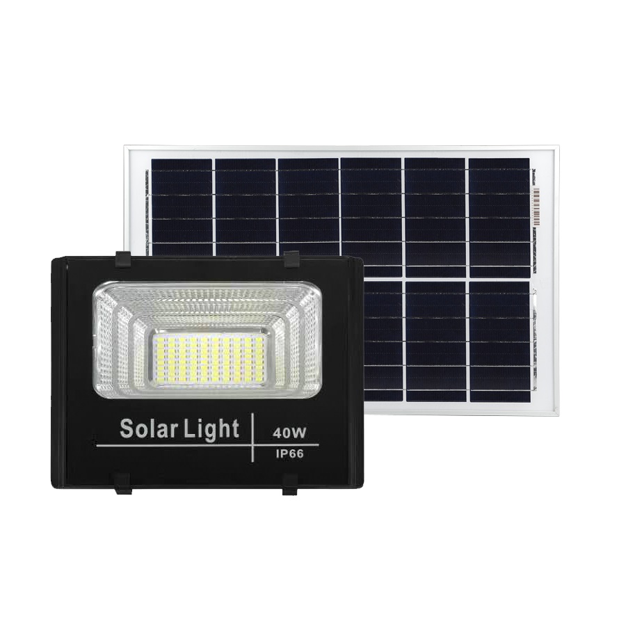 25W Dusk Till Dawn Solar Floodlight with LED Aluminum Body Home Solar Energy System for Outdoor Garden IP65 Rated