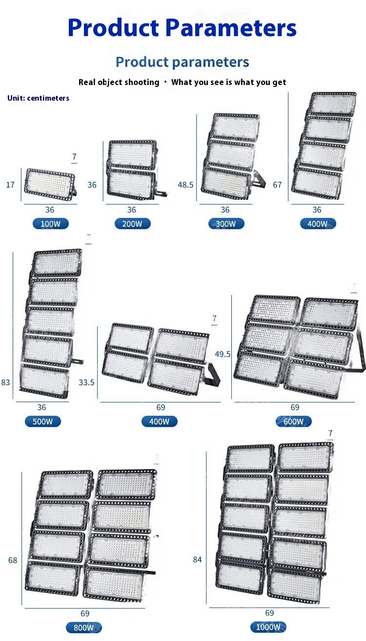 Flood Light Back Dissipation