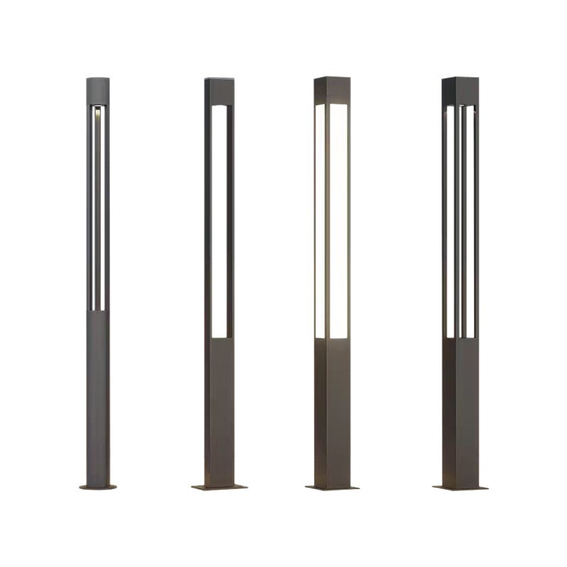 3M Outdoor Modern LED Solar Garden Lights Warm White IP65 Aluminum Street And Villa Park Lighting For Residential Areas Roads