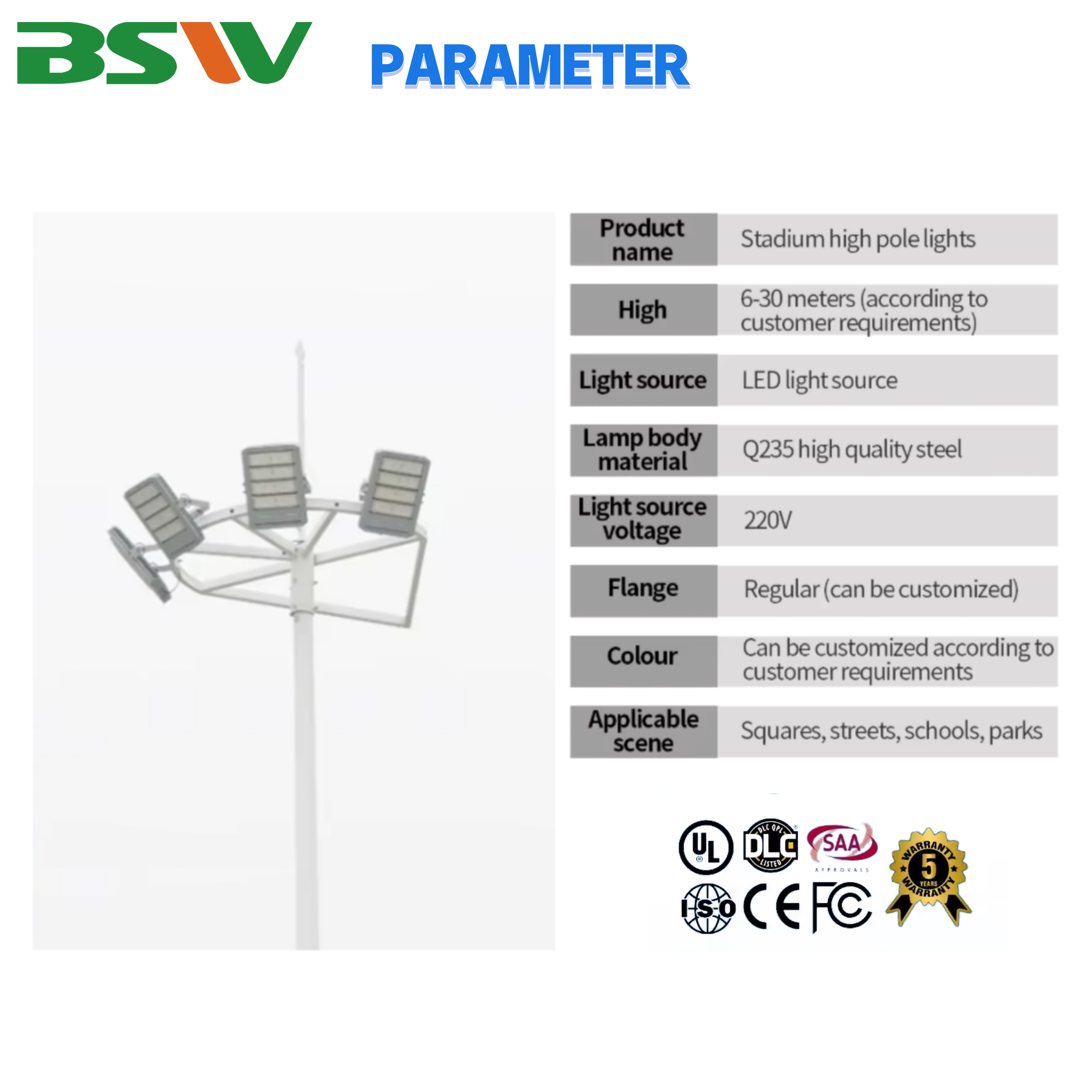 2025 400W 600W 800W 1000W Solar LED Flood Light For Outdoor Football Field Stadium Tennis Sport Court High Mast Lighting