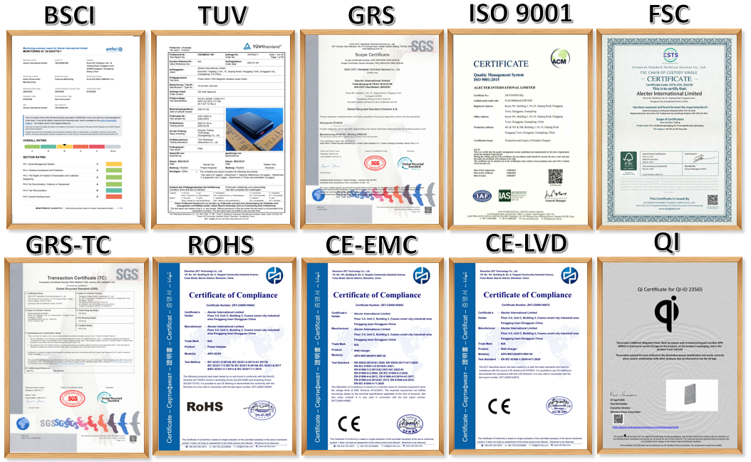 Certifications