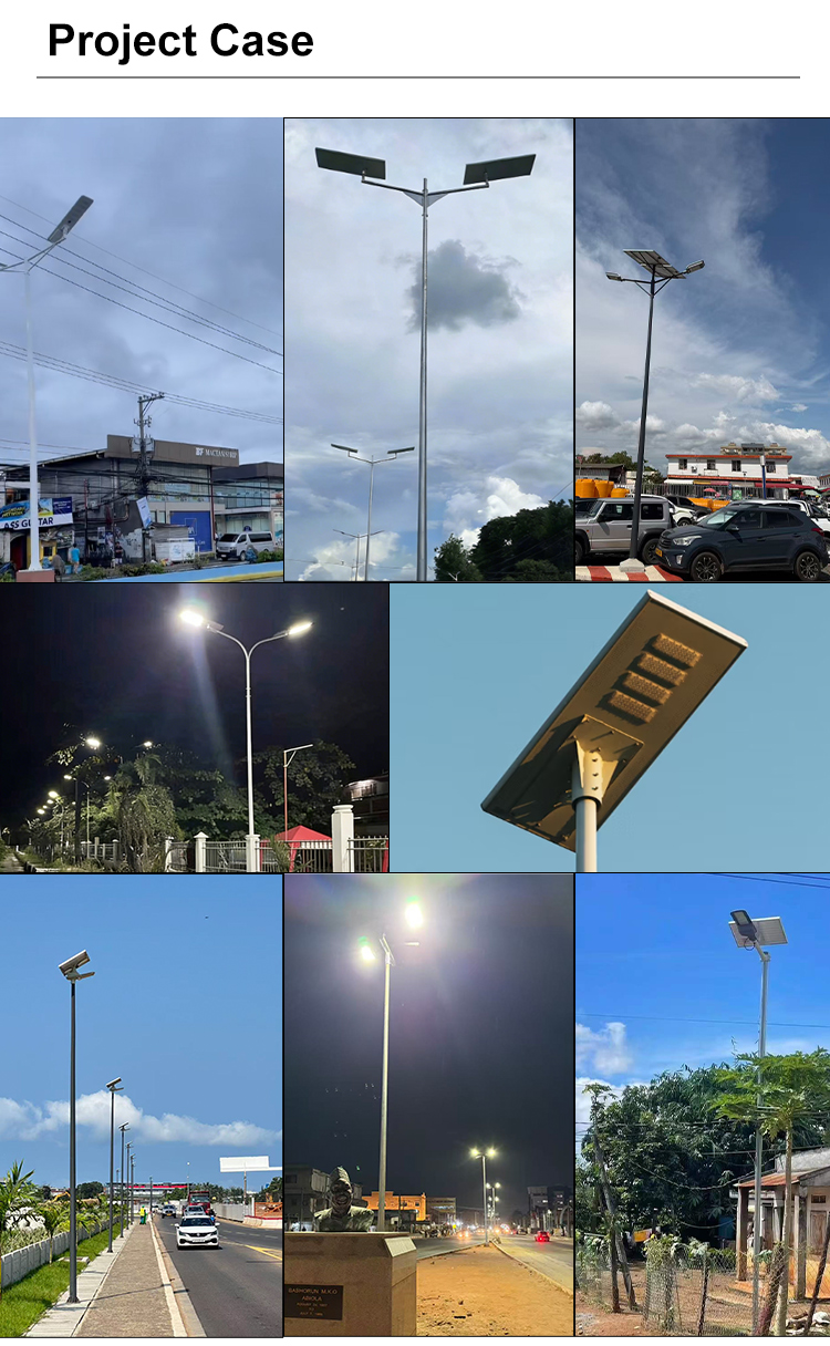 Solar street light system integration