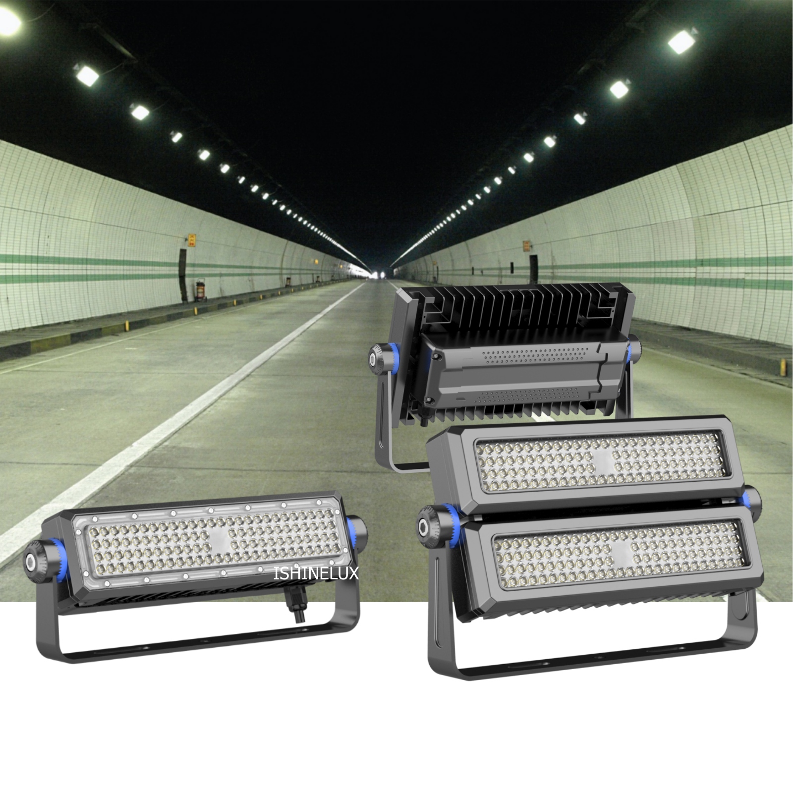 IP66 Waterproof Flood Light Tunnel Lighting 50W 100W 200W 400W 500W LED Tunnel Light