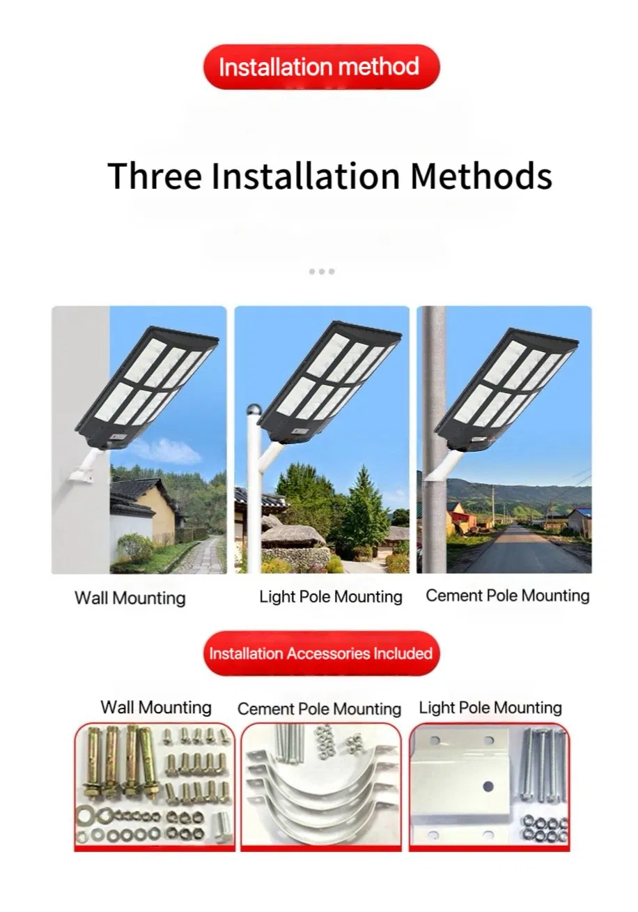 High Power 1000W Solar Street Light Detail 12