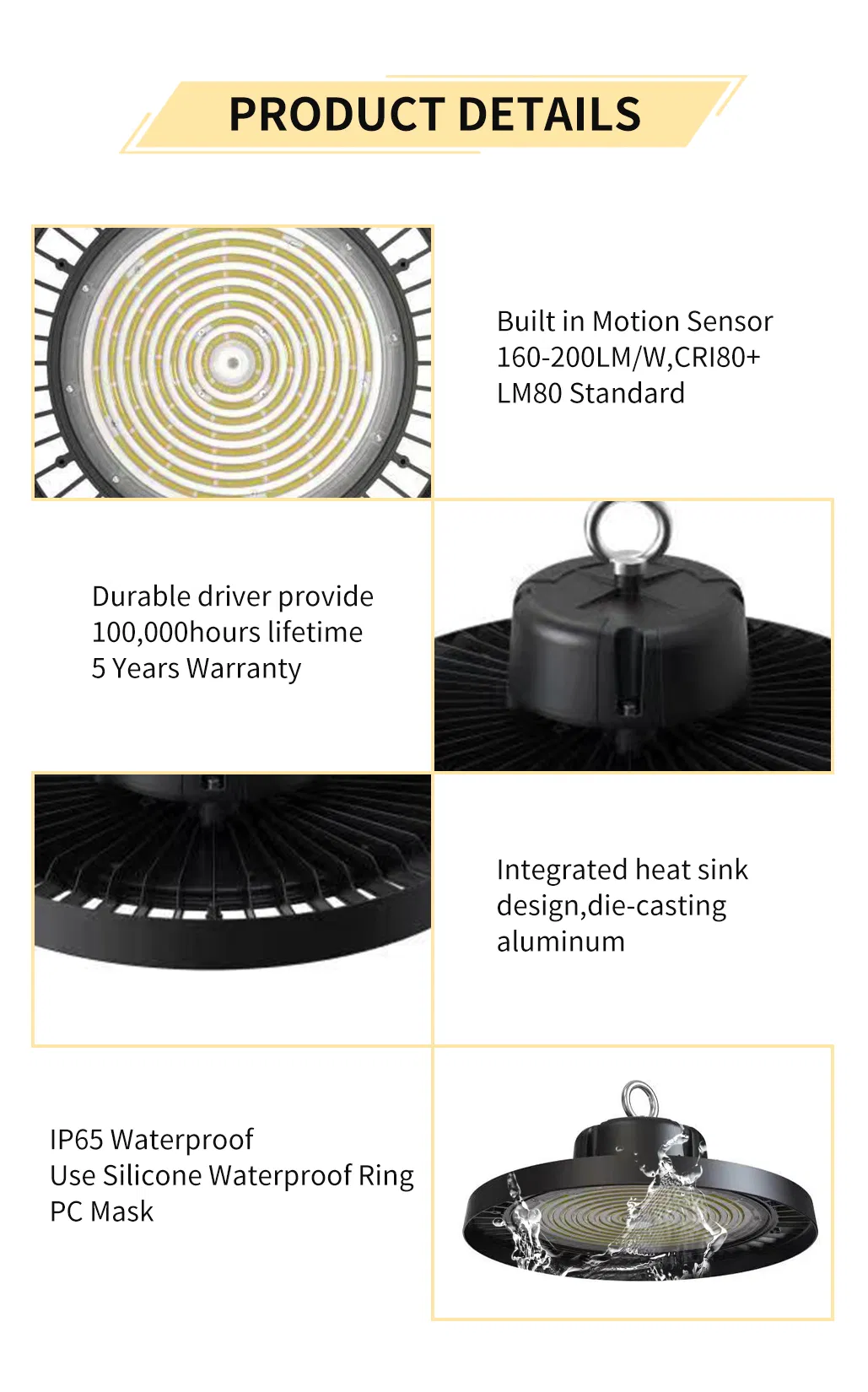 UFO LED High Bay Light Strict Testing