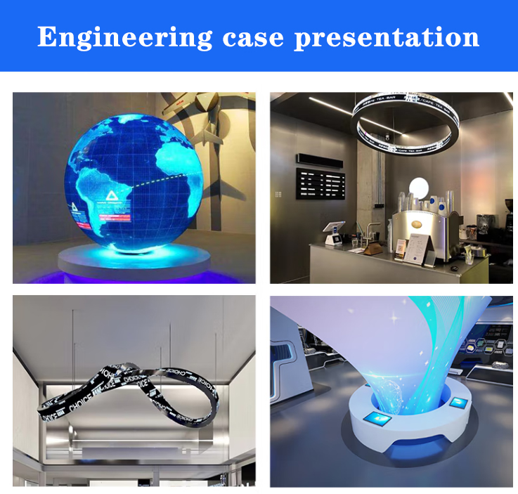 High Brightness Customized Soft Led Module Led Screen P2 P2.5 P3 P4 P5 P6 Flexible Video Wall Led Tunnel Display For Advertising