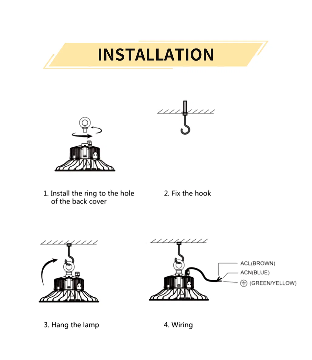 UFO LED High Bay Light Applications