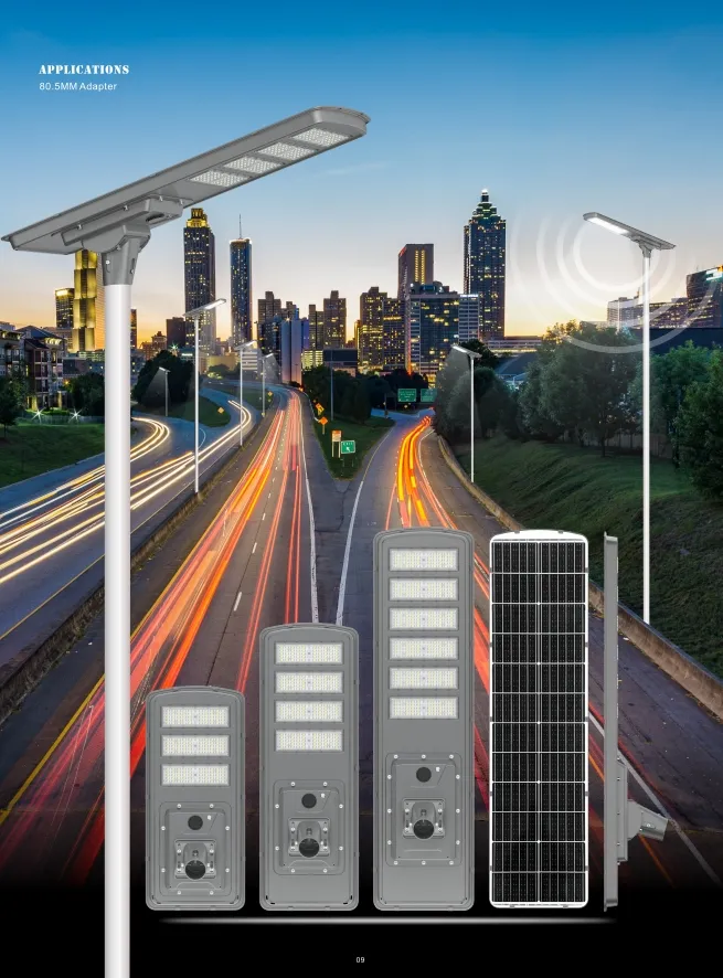 Outdoor Solar LED Street Lights Applications