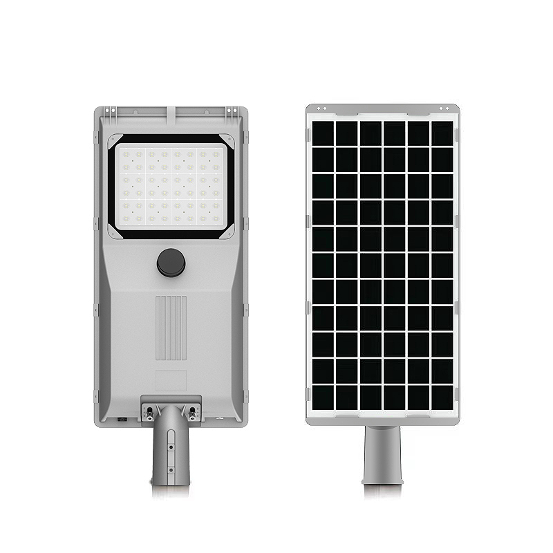 LKL All in One Integrated Solar LED Street Lights Outdoor Solar Lamps for Garden, Pathway, Residential Lighting LiFePO4 Battery