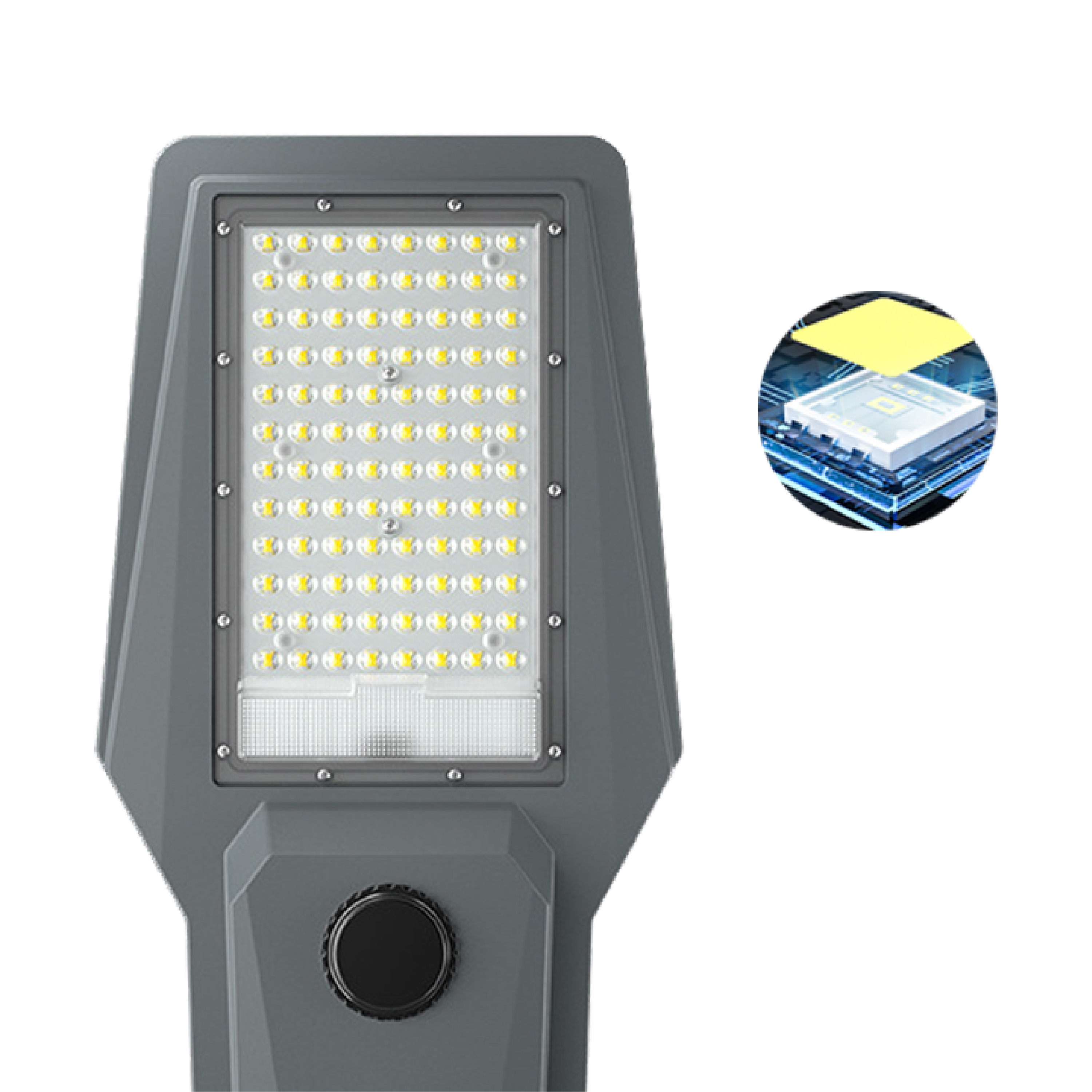 CQ Hot Sell Solar Split LED Street Light 50W 200W Aluminum for Garden Parking Outdoor Lighting Certified