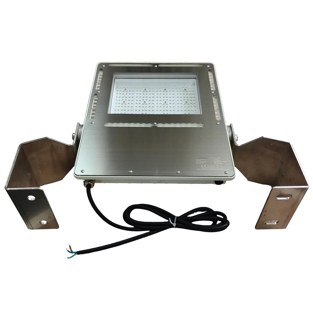 Offshore Marine LED Floodlight with Thickened Stainless Steel Support Bracket, Firm Installation, Anti-Vibration, Corrosion Resistant, Fast Delivery