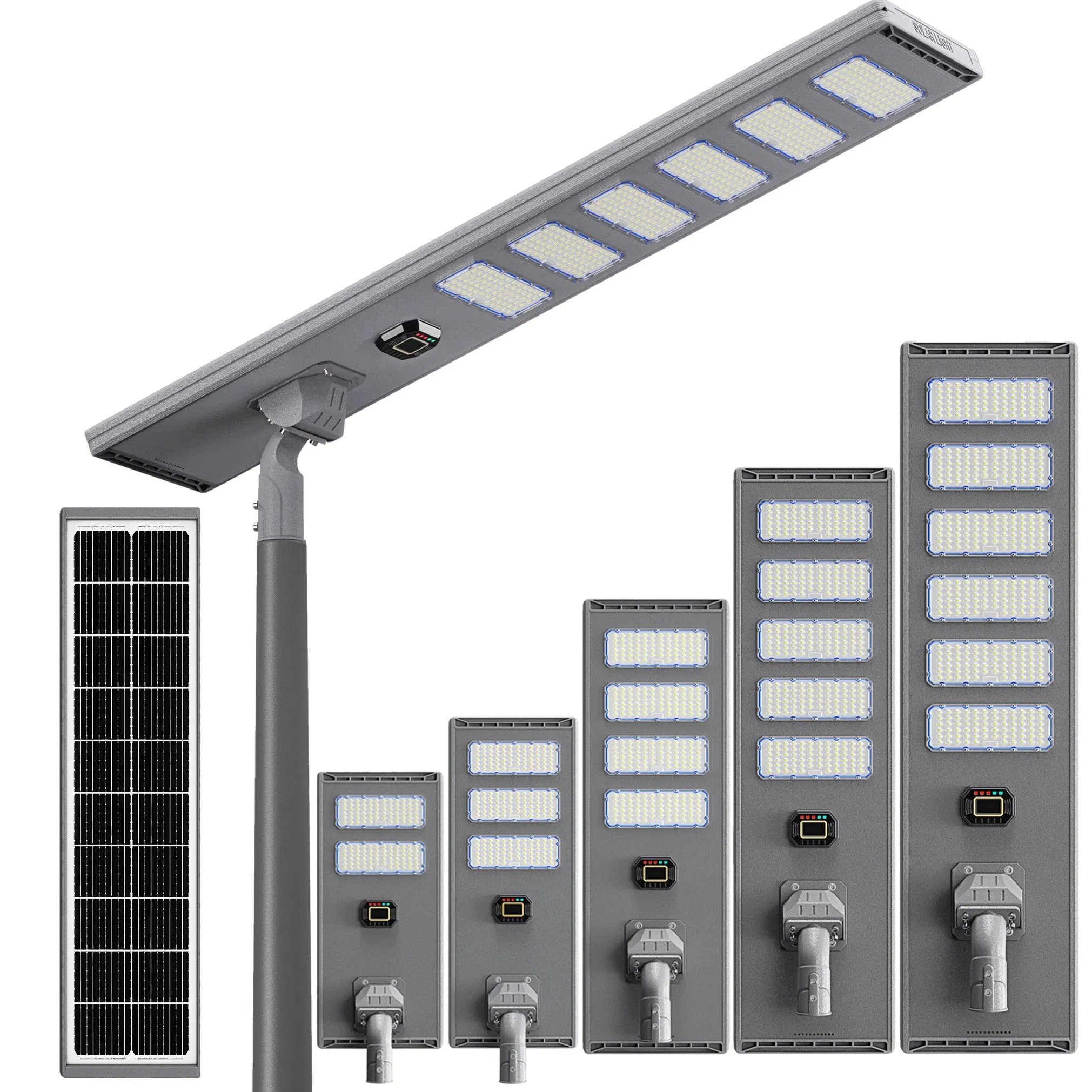 Yaye Hot Sell CE200W/300W/400W/500W/600W Aluminum All in One LED Solar Street Road High Way Wall Washer Light 3 Years Warranty/Lithium Battery/Remote Controller