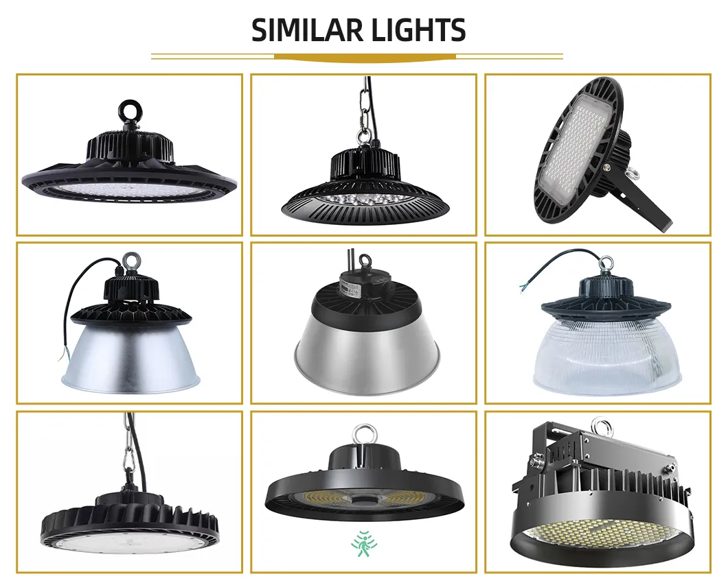 Durable LED High Bay Light Fixture for Industrial Applications