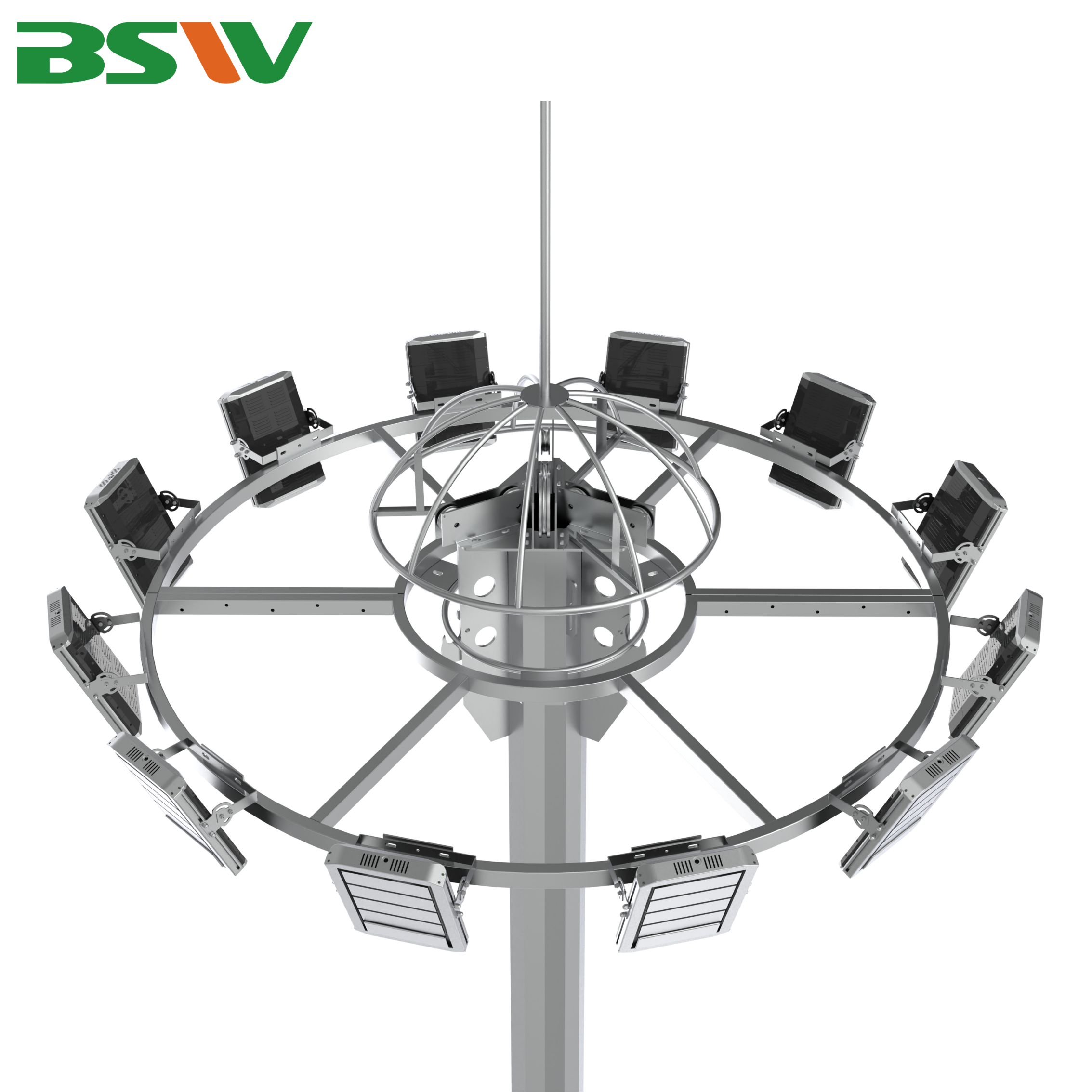 Lighting 3 Years Warranty Stadium High Mast 500W 600W 800W LED Flood Light Squares Docks LED Large Space Light